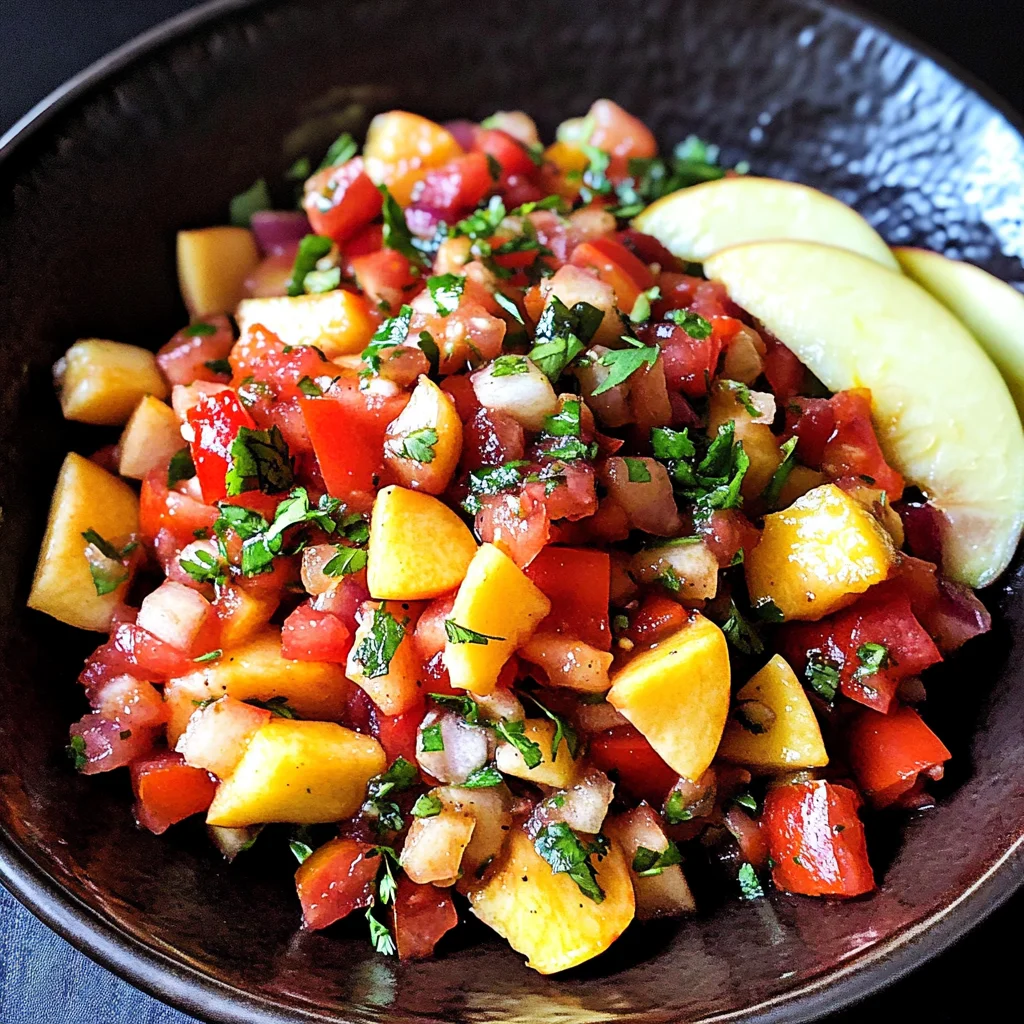 Chipotle Peach Salsa