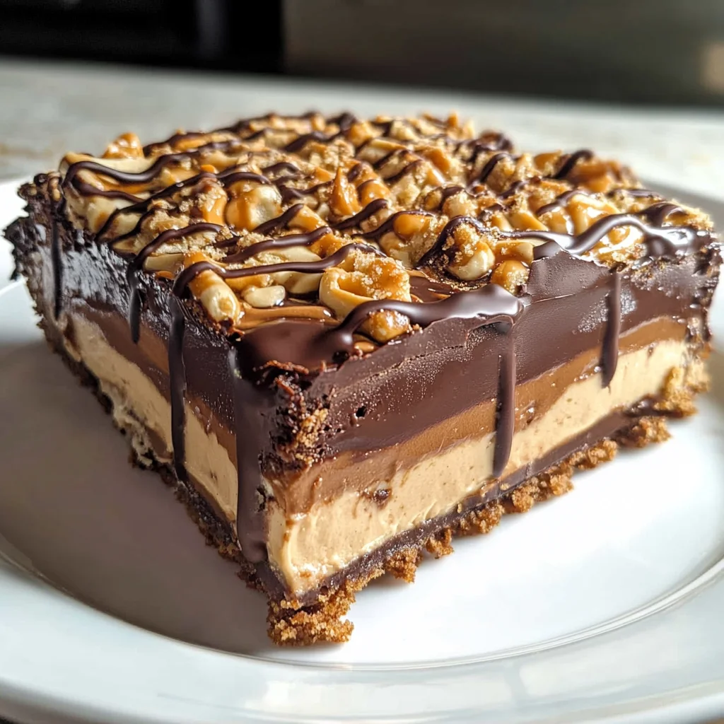 Chocolate Peanut Butter Layer Dessert