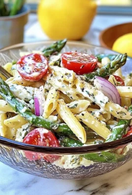 Creamy Asparagus Pasta Salad
