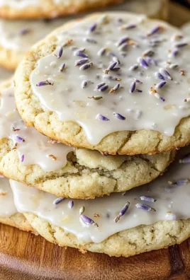 Earl Grey Lavender Cookies with Lemon Glaze