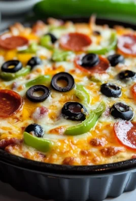 Easy Keto Layered Pizza Dip