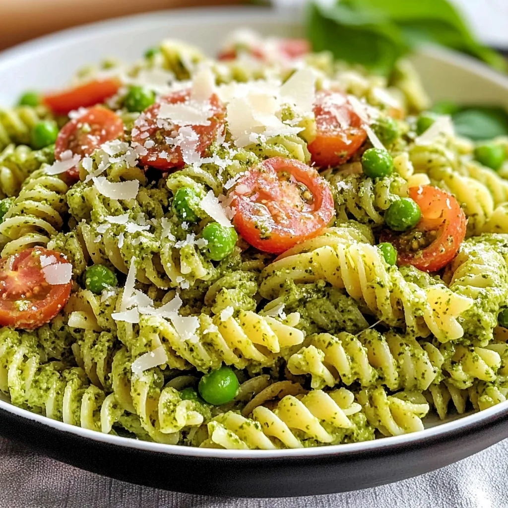 Easy Pesto Pasta Salad