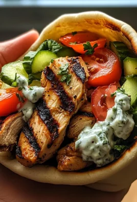Grilled Greek Chicken Gyros