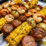 Grilled Seafood Skewers are the pinnacle of summer