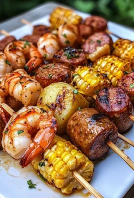 Grilled Seafood Skewers are the pinnacle of summer
