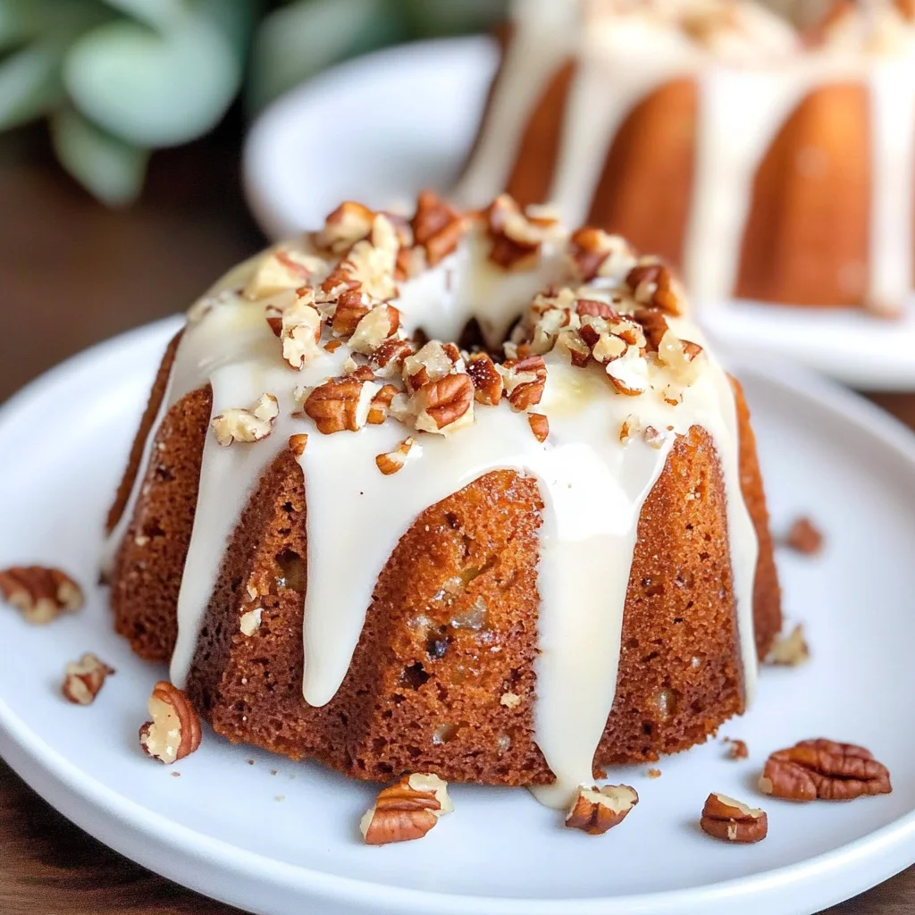 Hummingbird Mini Bundt Cakes