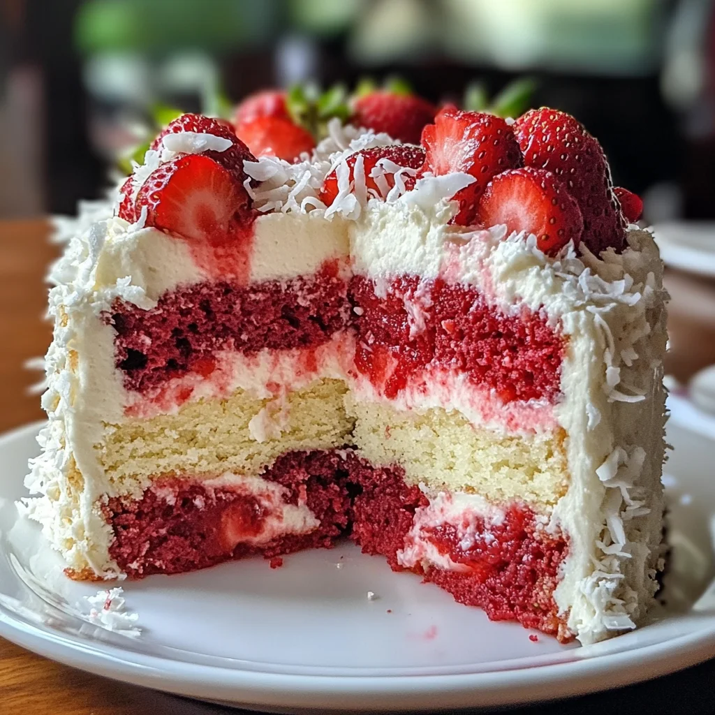 Irresistible Strawberry Earthquake Cake That Steals the Show