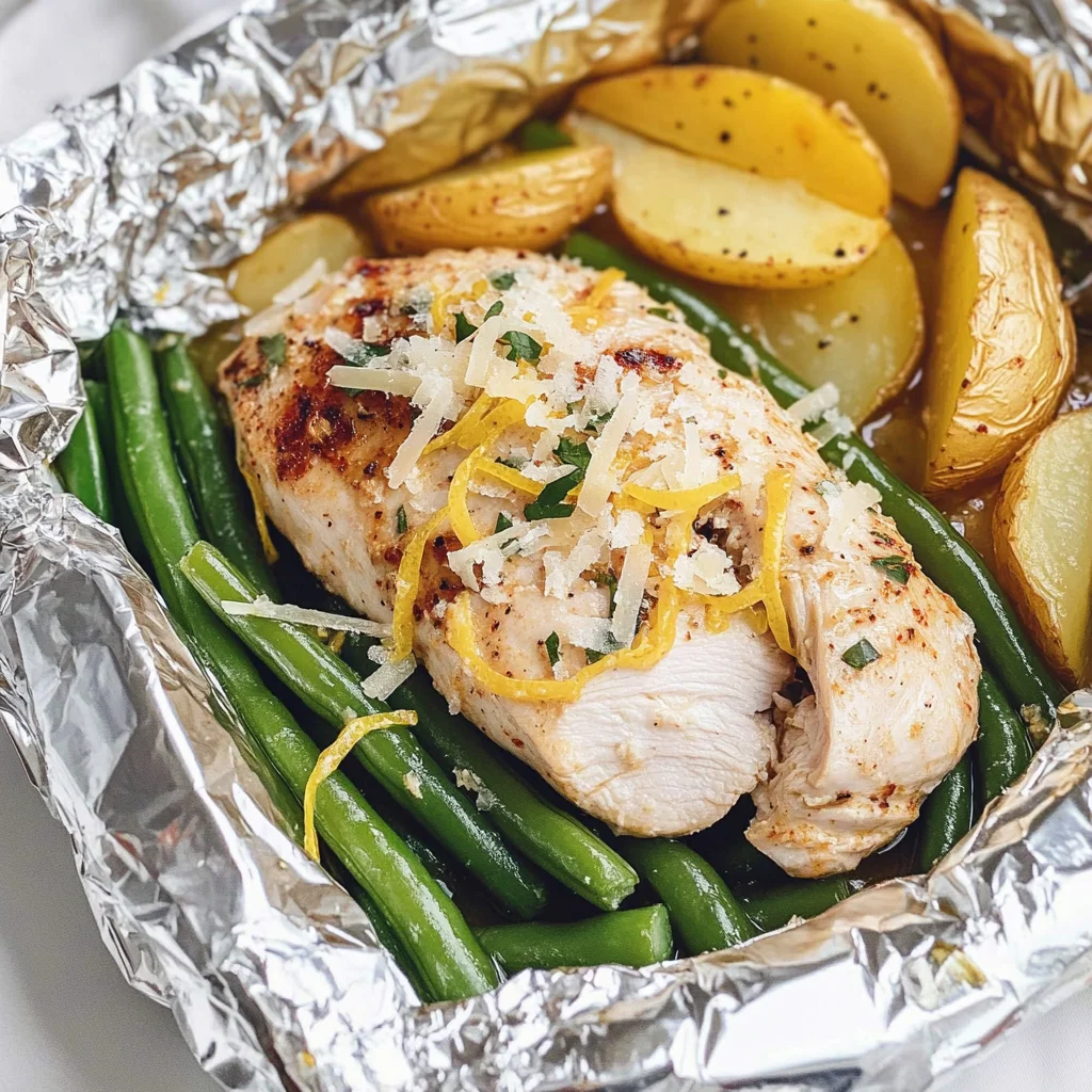 Lemon Chicken Foil Packets