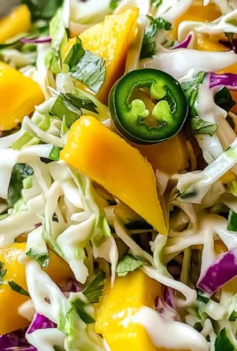 Mango Coleslaw (Ready in 15 Minutes, Perfect for Fish Tacos)