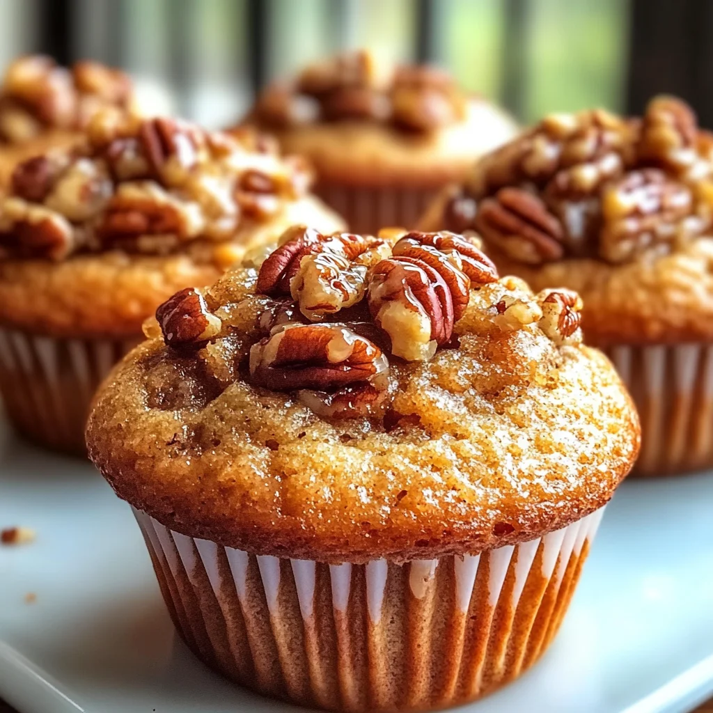 Pecan Pie Brown Sugar Muffins That Will Brighten Your Mornings