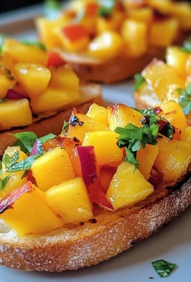 Pineapple Mango Bruschetta