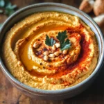 Roasted Red Pepper Hummus (Creamy & Easy Recipe)