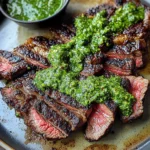 Skirt Steak Marinade Recipe with Chimichurri Recipe