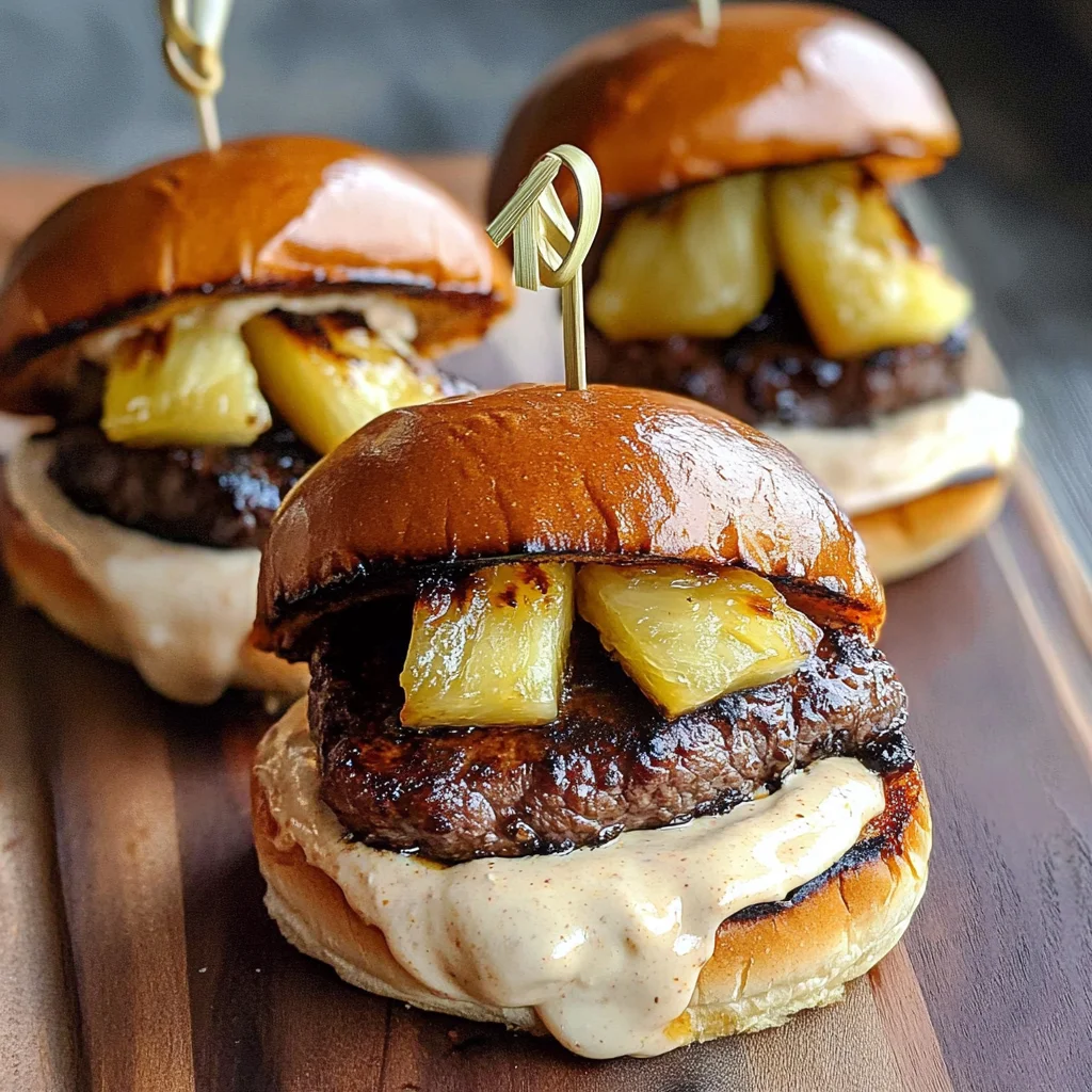 Smoky Sliders with Chipotle Mayo