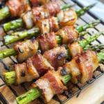 Turkey Turkey Bacon Wrapped Asparagus Kebabs