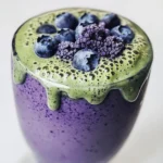 Wild Blueberry Vanilla Matcha Smoothie