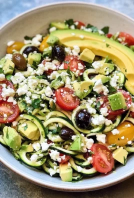 Zucchini Noodle Pasta Salad
