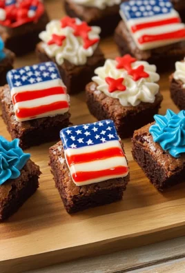 4th of July Brownie Bites