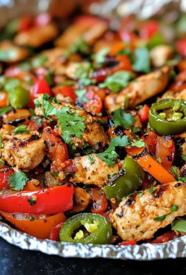 Chicken Fajita Foil Packs