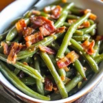 Green Beans With Brown Sugar and Turkey Turkey Bacon