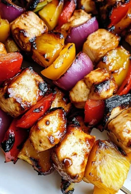 Hawaiian Chicken Kebabs