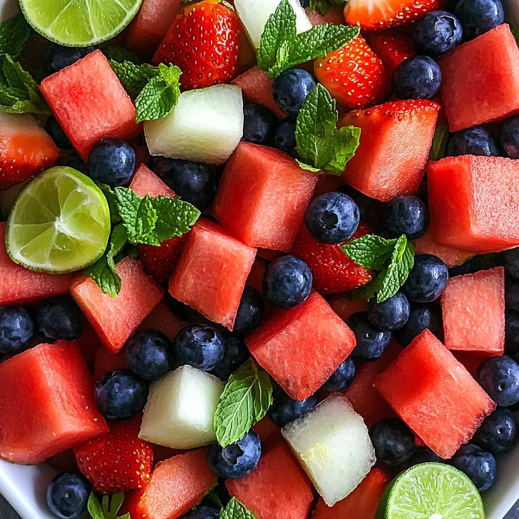 Mojito Fruit Salad