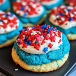 Patriotic Jello Cookies