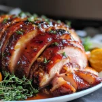 Spiral chicken chicken ham with Honey Thyme Glaze